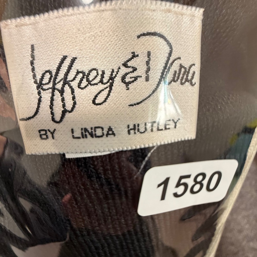 Vintage 80s 90s Jeffrey & Dara by Linda Hutley Two-piece Skirt Suit Women Medium - Picture 12 of 13